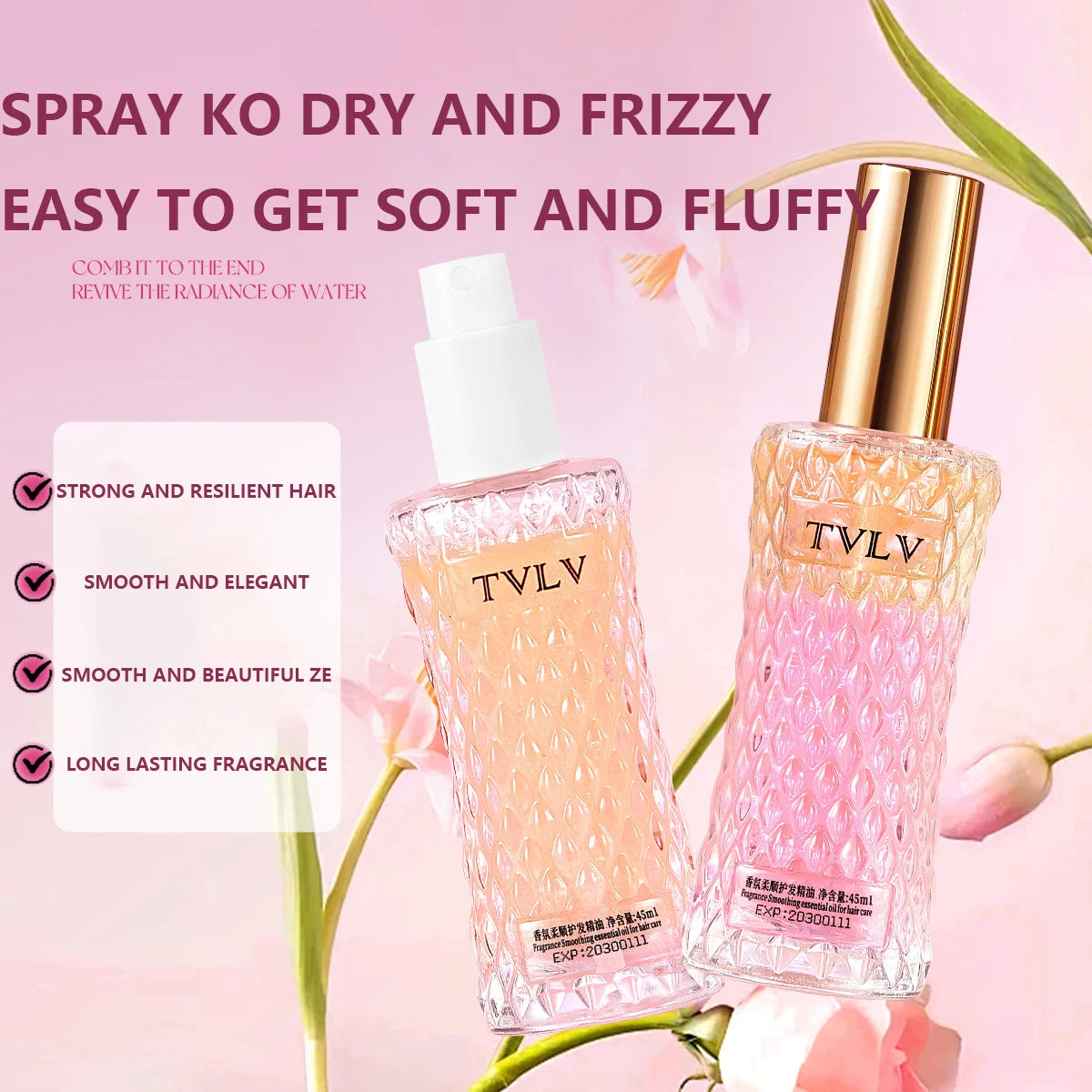 Smoothing Hair Repair Essence Spray - 2