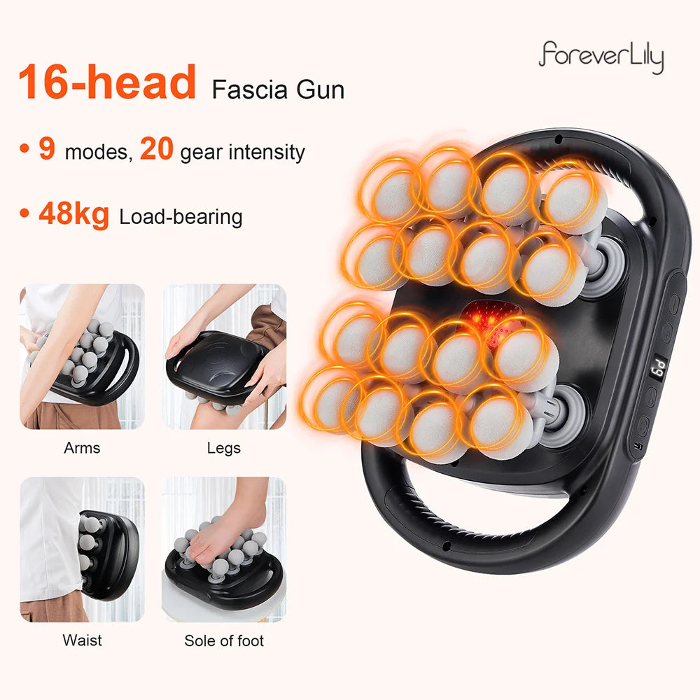 16-Head Full Body Muscle Recovery Massage Gun - 7