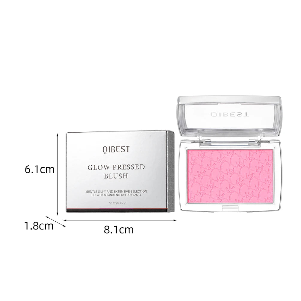 3D Embossed Powder Blush Palette for Radiant Cheeks - 6