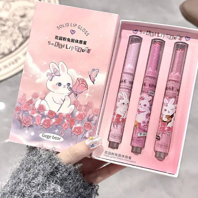 Hydrating Solid Bunny Lip Gloss for Glossy Shine - 26