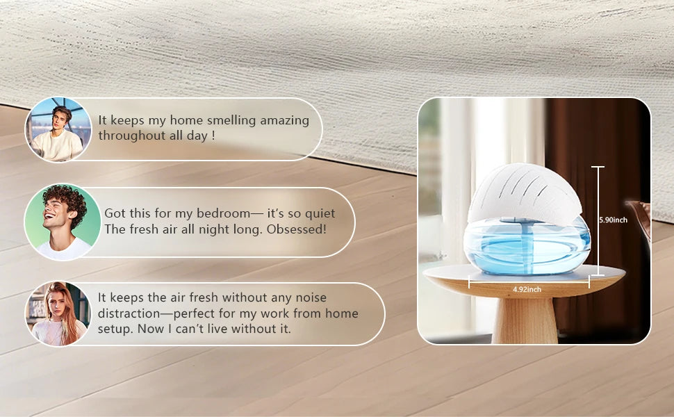 Aromatherapy Air Purifier and Humidifier Diffuser - 12