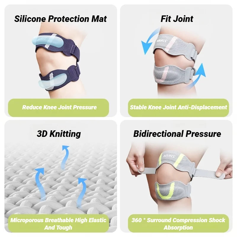 Adjustable Patella Knee Stabilizer for Pain Relief and Support - 3