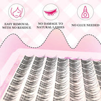 Glue-Free Manga Style DIY Eyelash Extension Kit