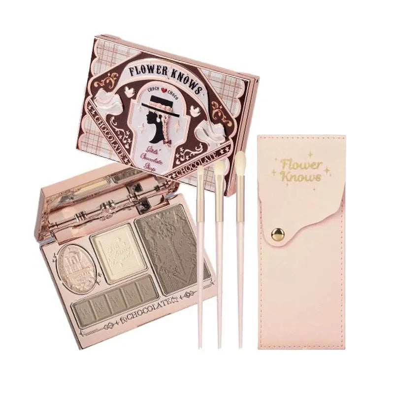 Sculpting & Highlighting Face Palette with Brush Set - 21