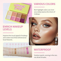 All-in-One Cream Blush and Highlighter Palette Set