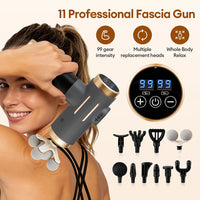 11-in-1 Professional Electric Muscle Massage Gun