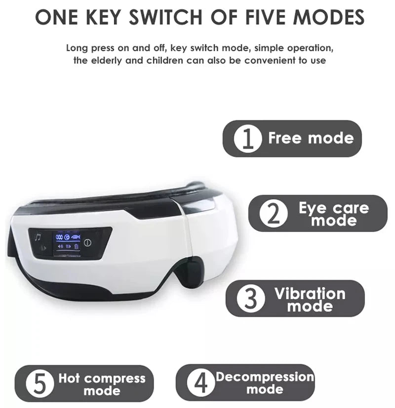 4D Smart Heated Eye Massager for Fatigue and Dark Circles - 14
