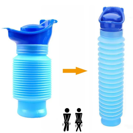 Portable Retractable Emergency Urinal for Travel and Camping
