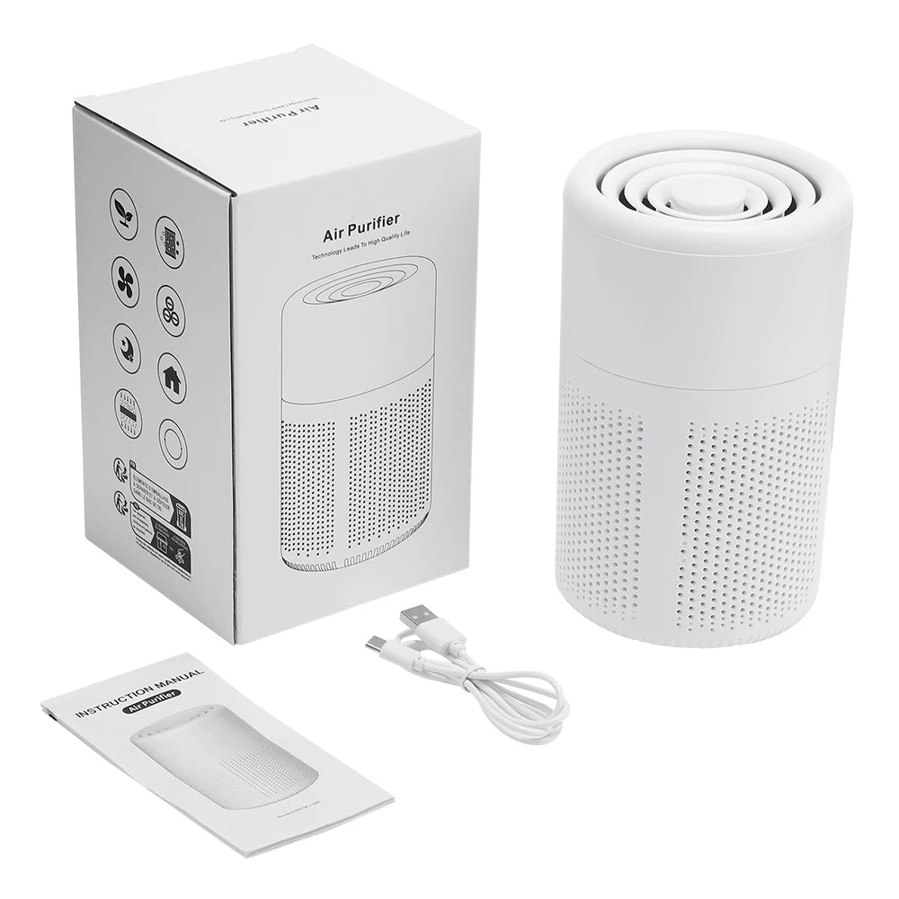 Portable HEPA Air Purifier for Home and Car - 12