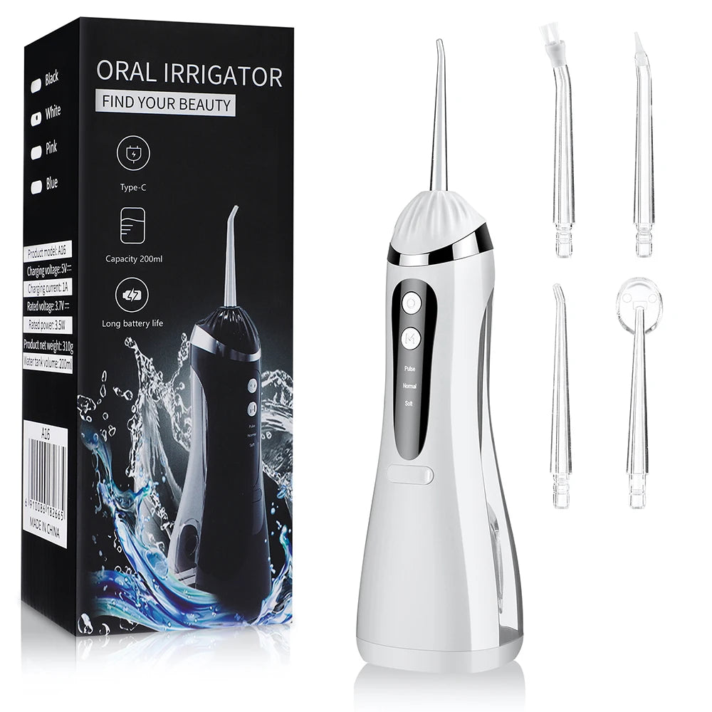 Portable Cordless Water Flosser for Deep Teeth Cleaning - 26