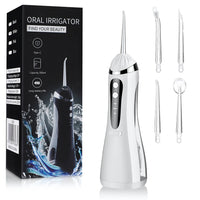 Portable Cordless Water Flosser for Deep Teeth Cleaning
