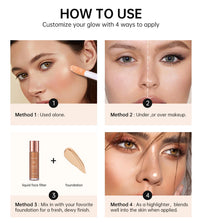 Liquid Glow Face Filter Highlighter for Dewy Skin