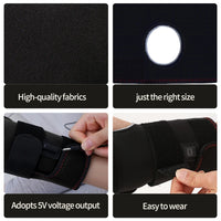 Heated Electric Wrist and Palm Massager for Joint Pain Relief