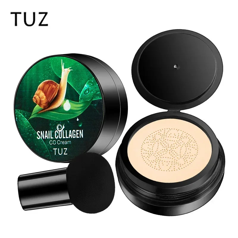 Snail Collagen Mushroom Head Foundation Air Cushion - 1