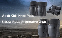 6-Piece Protective Knee, Elbow, and Wrist Pad Set