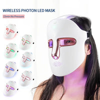 7-Color Photon LED Face and Neck Rejuvenation Mask