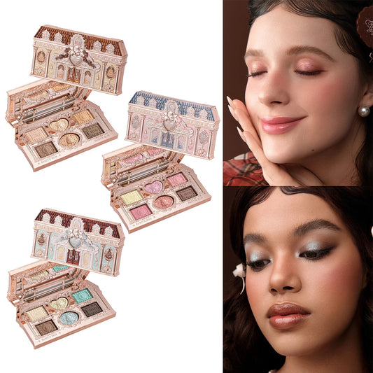 6-Color Eyeshadow Palette with Matte and Shimmer Finishes
