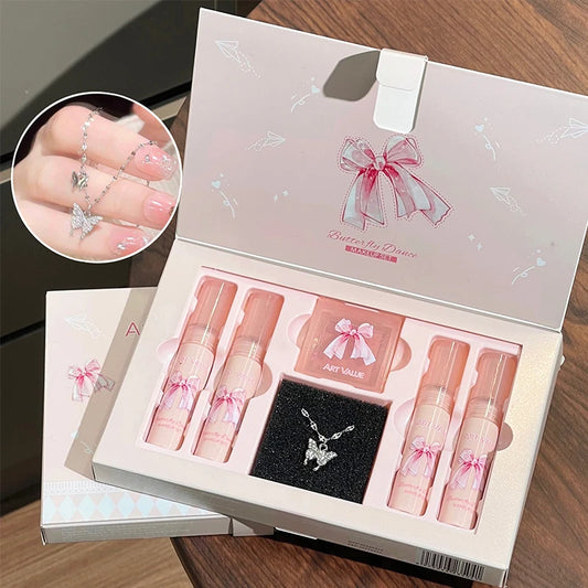 6-Piece Velvet Matte Lipstick and Blush Makeup Gift Set