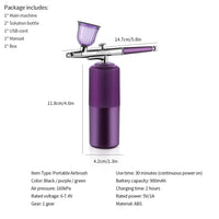 Portable Mini Airbrush Kit for Nail Art and Makeup