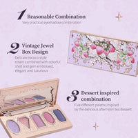 Five-Color Strawberry Eyeshadow Palette