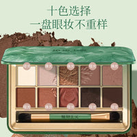 10-Color Waterproof Shimmer and Matte Eyeshadow Palette