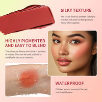 8-Color Cream Blush and Contour Palette