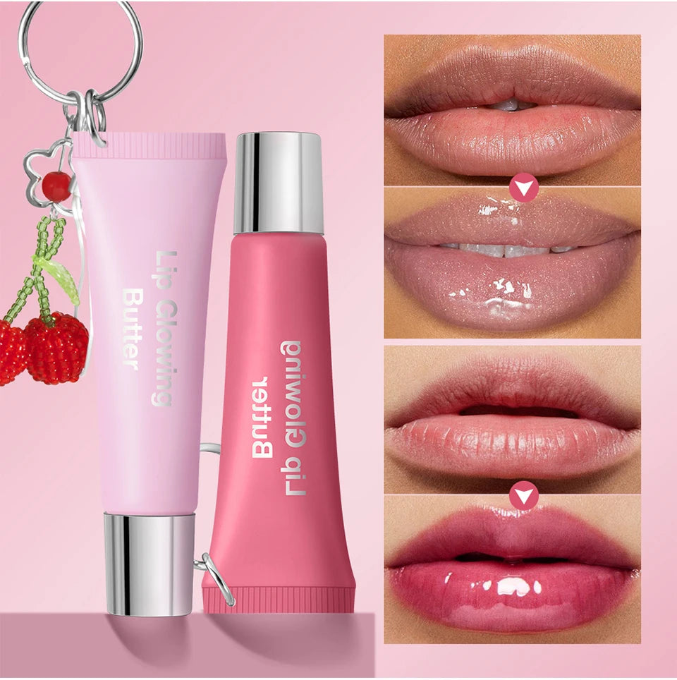 Hydrating Lip Glowing Butter with Keychain - 11