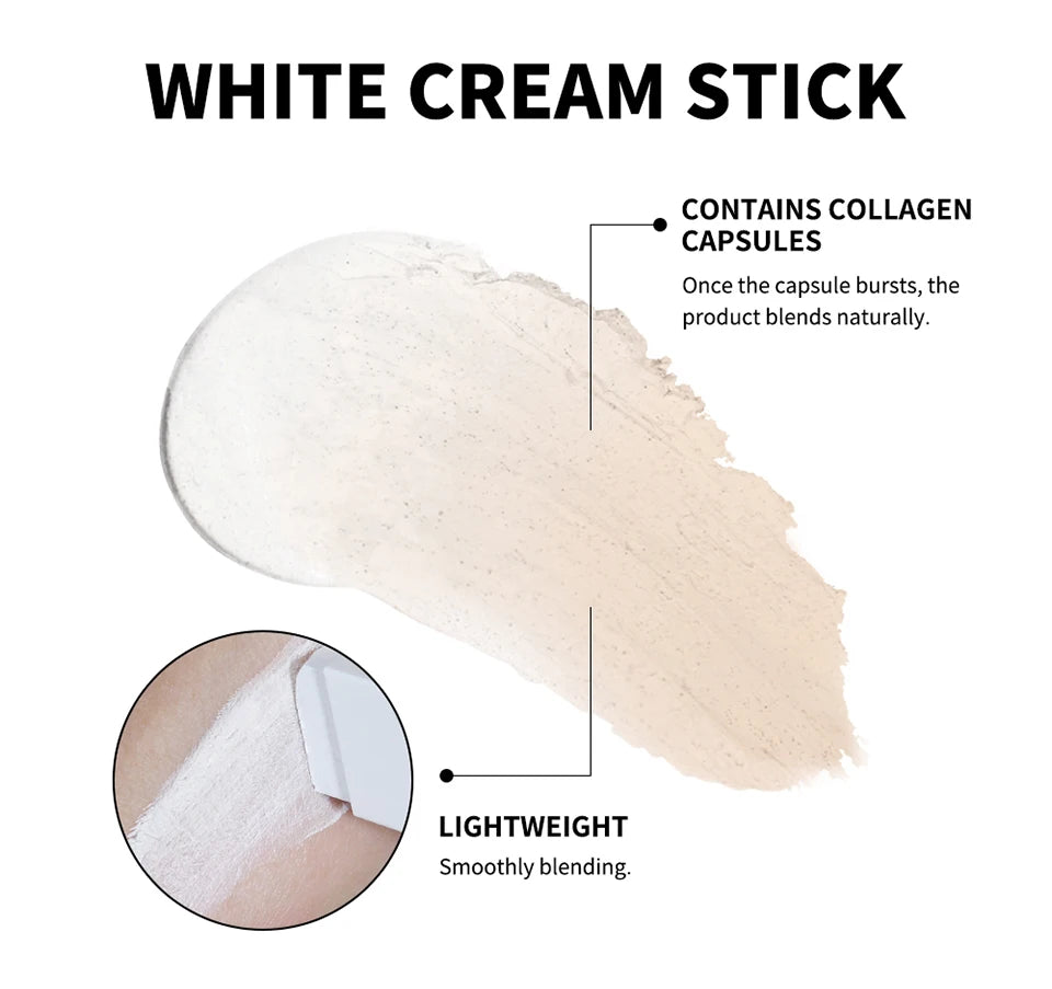Full Coverage Cream Foundation Stick with Built-in Brush - 15