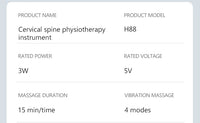 Smart Electric Neck Massager with Pulse and Heat