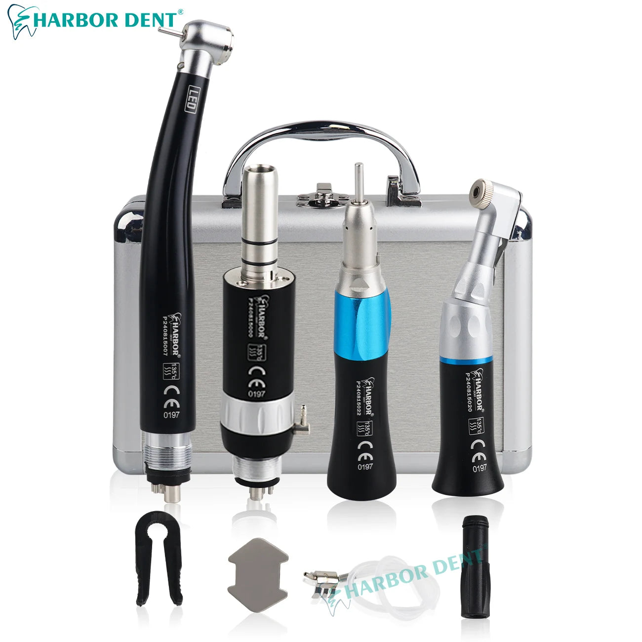 4-Piece Professional Dental Handpiece Kit - 5