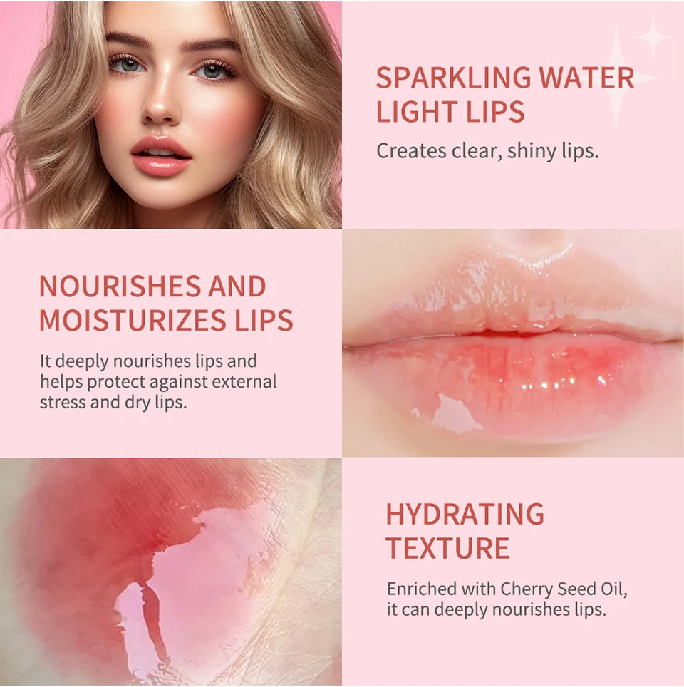 Hydrating Moisturizing Lip Glow Oil for Glossy Lips - 9
