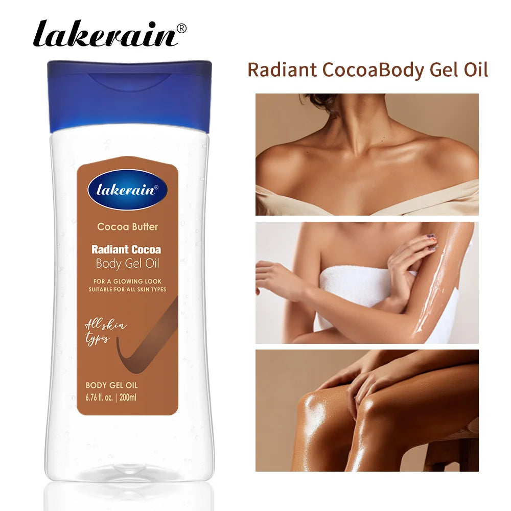 Radiant Cocoa Body Oil Gel for Glowing Hydrated Skin - 4