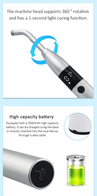 High-Power Dental LED Composite Curing Light