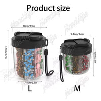 7-Day Portable Pill Organizer Cup for Vitamins and Supplements