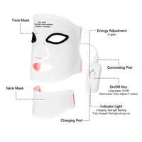7-Color LED Photon Light Therapy Mask for Facial Skin Rejuvenation
