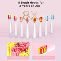 Sonic Electric Toothbrush with Travel Case and Replacement Heads