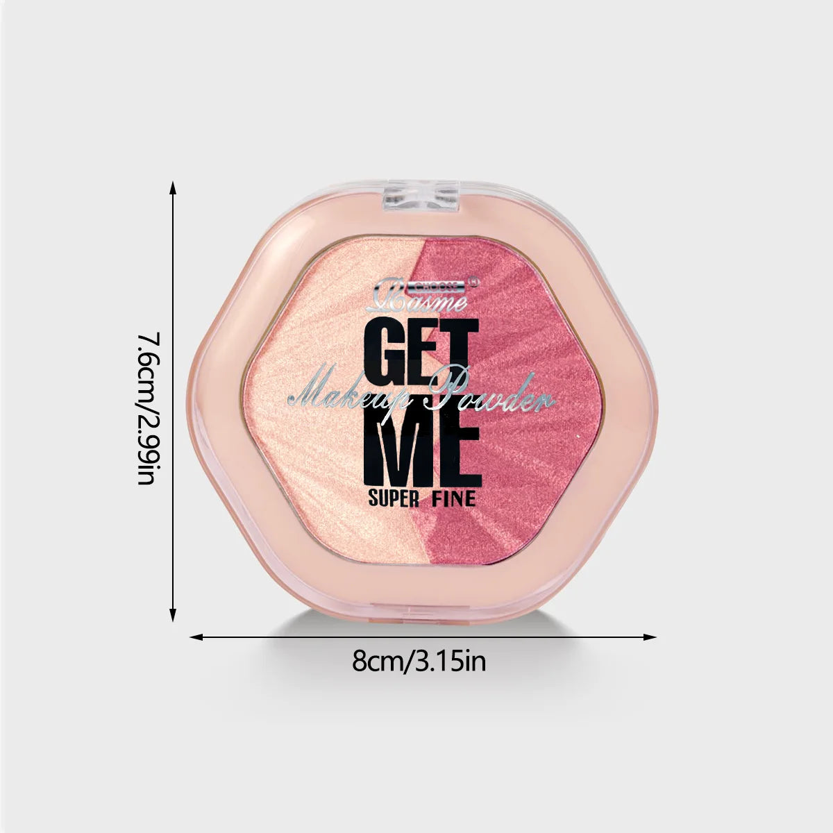 Shimmering Dual-Tone Highlighting Blush Palette - 5