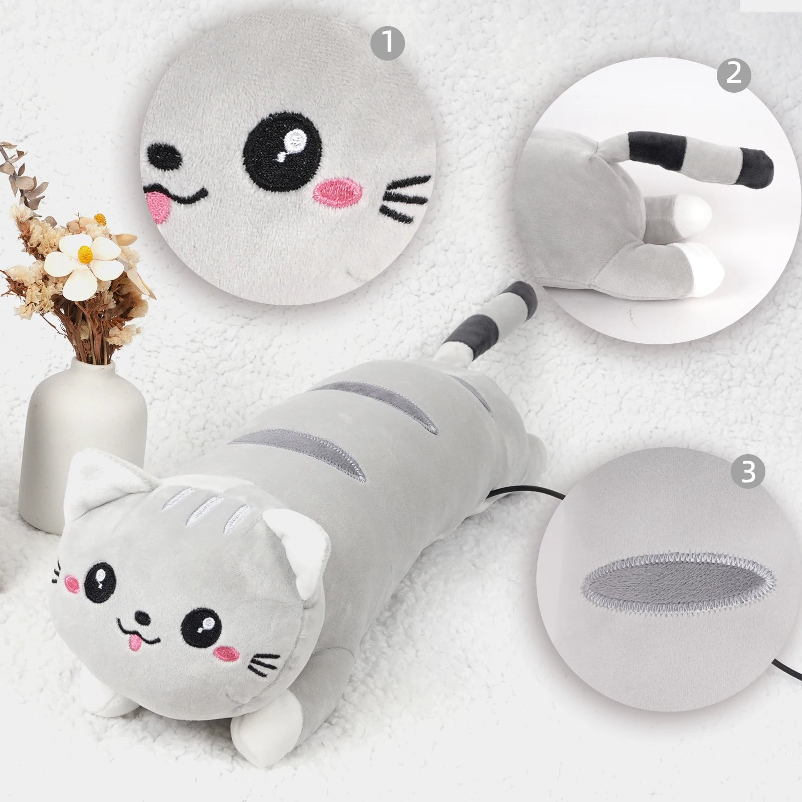 Cute Cat Heating Pad for Period Cramp Relief - 8