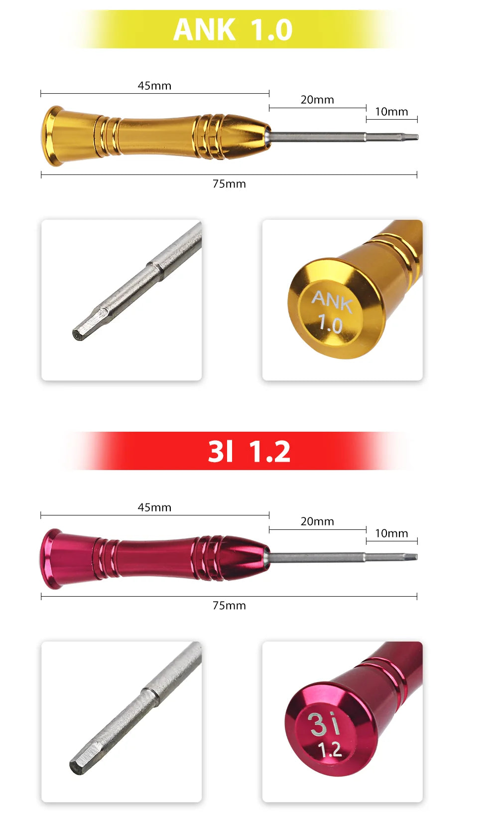 Dental Implant Micro Screwdriver Set for Orthodontic Procedures - 10