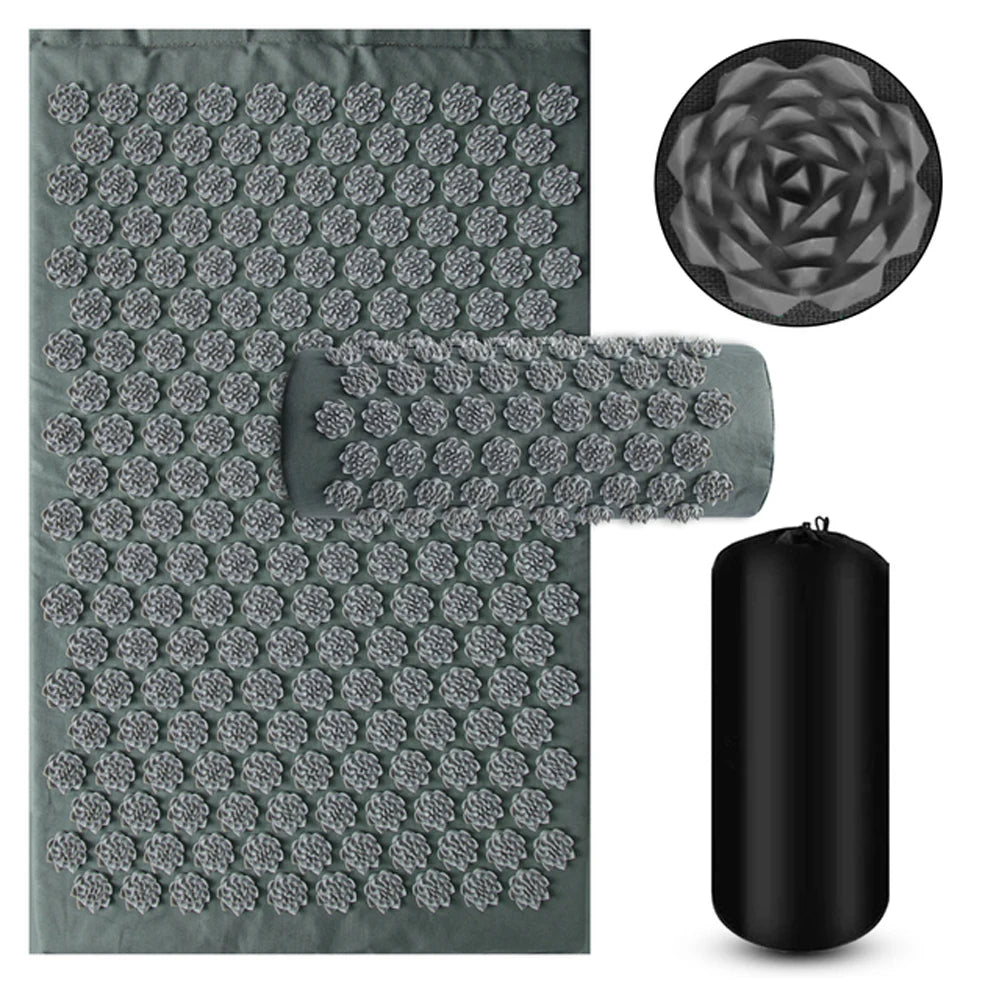 Acupressure Massage Mat and Pillow Set for Muscle Relief - 18