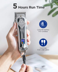 Professional Cordless Hair Cutting and Grooming Kit