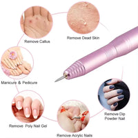 Portable Electric Nail File and Manicure Drill Kit