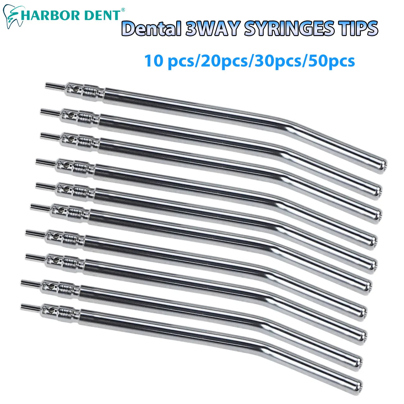 Stainless Steel Dental 3-Way Syringe Tips - 1