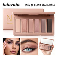 6-Color Rosy Neutral Eyeshadow Palette