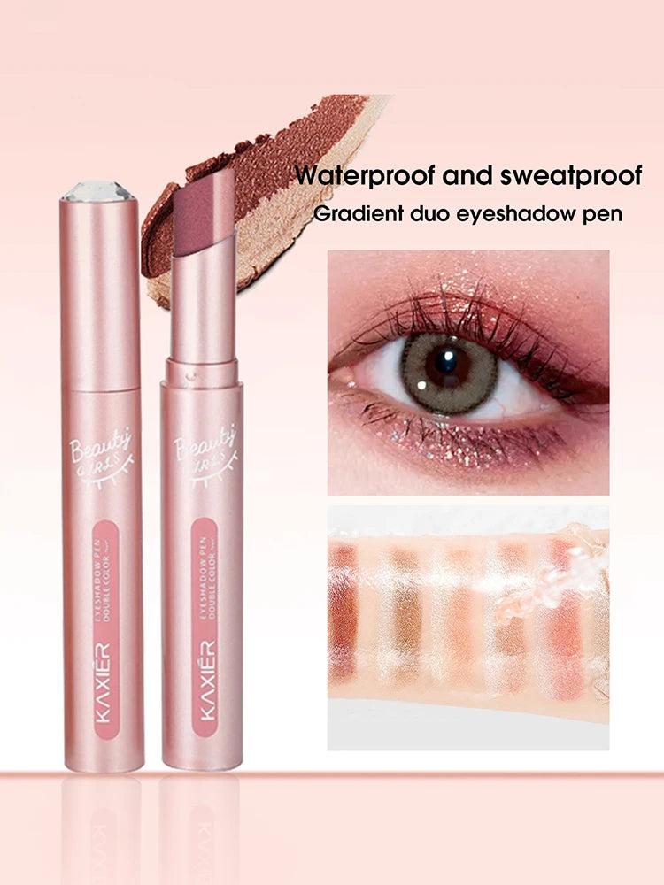 Waterproof Dual-Color Gradient Eyeshadow Stick - 28