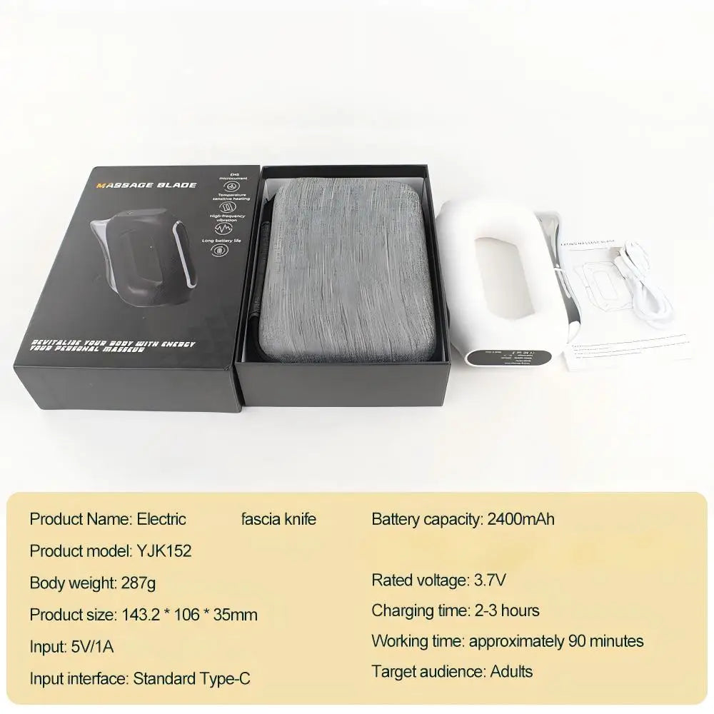 Electric EMS Vibration Muscle Recovery Massage Blade - 6