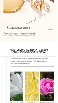 Oil Control Lavender Finishing Powder for Flawless Matte Skin
