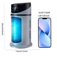 Portable USB Desktop Air Cooling Fan with Humidifier