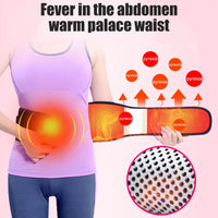 Self-Heating Magnetic Lumbar Support Belt for Back Pain Relief