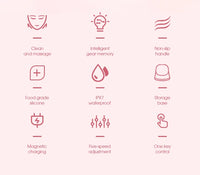 Electric Silicone Facial Cleansing Brush for Pore Cleaning